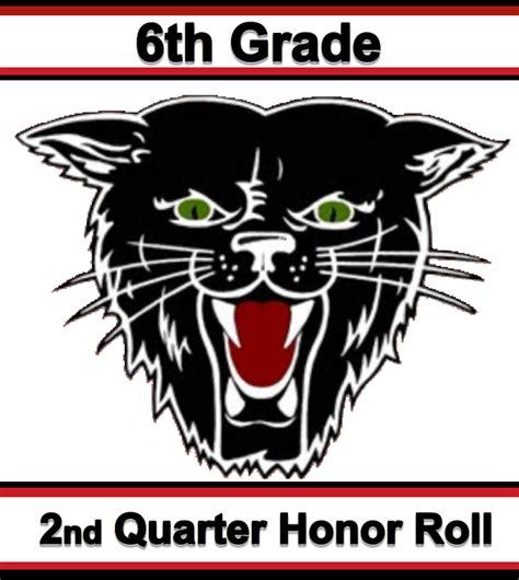 T.S. Hill Middle School 6th Grade 2nd Quarter Honor Roll