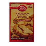 Betty Crocker Quick Bread Mix, Cinnamon Streusel: Calories, Nutrition ...