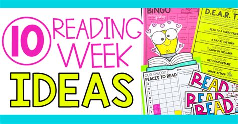 10 Reading Week Ideas | Primarily Speaking