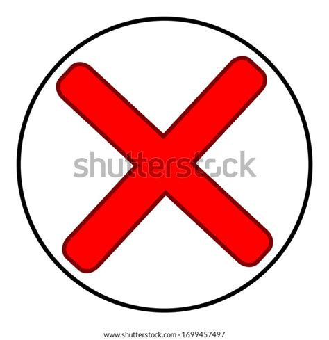 Font Awesome Delete Icon Red Color Stock Vector (Royalty Free) 1699457497 | Shutterstock