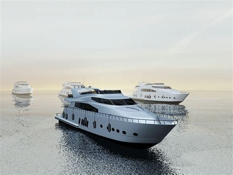 Ocean Yachts Boat 3d model 3ds Max files free download - CadNav