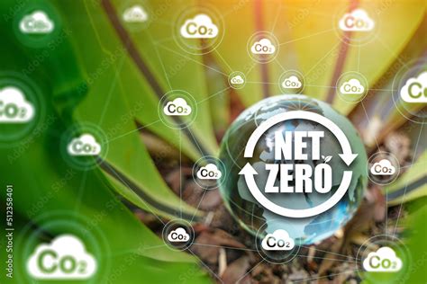 Net Zero and Carbon Neutral Concepts Net Zero Emissions Goals Weather neutral long-term strategy ...