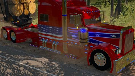 Rebel Outlaw 389 Truck Skin ATS - American Truck Simulator mod | ATS mod