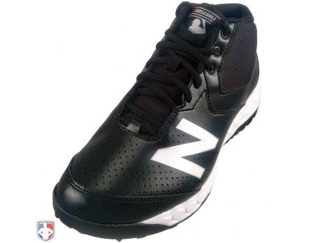 New Balance V3 MLB Black & White Mid-Cut Umpire Base Shoes | MLB ...