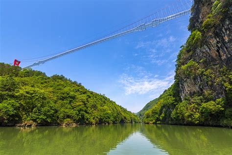 Glass Bridge, Huangchuan Three Gorges Scenic Area - e-architect