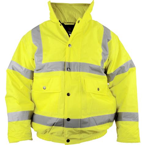 Hi Vis Bomber Jacket Yellow X Large | Toolstation