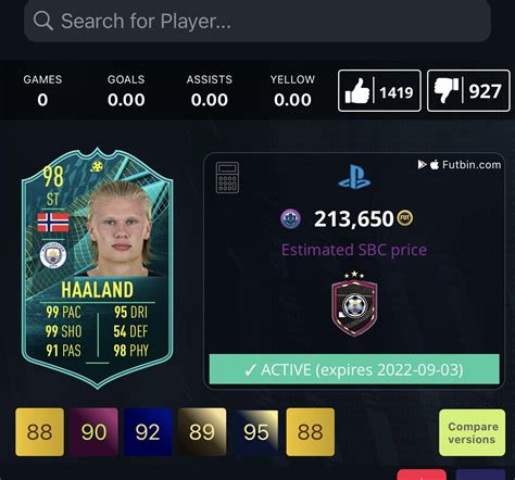 Is the new haaland sbc useable at this point of the game? Trying to get ...