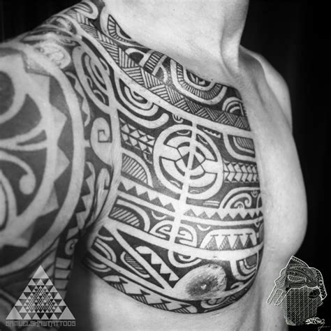 Marquesas inspired tattoo by Samuel Shaw » Kulture Tattoo Kollective