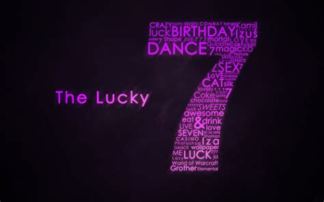 the, Lucky, 7, Logo, Purple Wallpapers HD / Desktop and Mobile Backgrounds