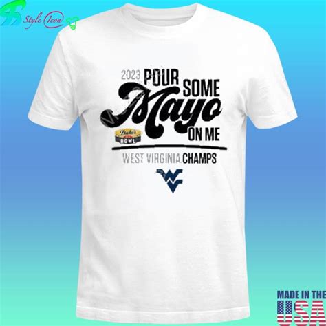 Official West Virginia 2023 Duke’s Mayo Bowl Champions Shirt ...