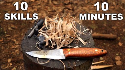 10 Bushcraft Knife Skills in 10 Minutes - Go Camping Outdoors