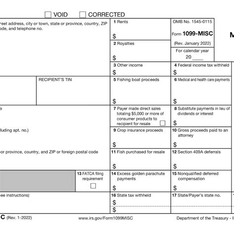 Print Blank 1099 Form - Printable Form, Templates and Letter