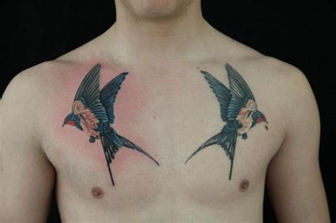 Fly Away Swallows tattoo by Skin Deep Art - Best Tattoo Ideas Gallery