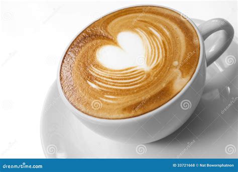 Cup of coffee with Love stock photo. Image of heart, latte - 33721668