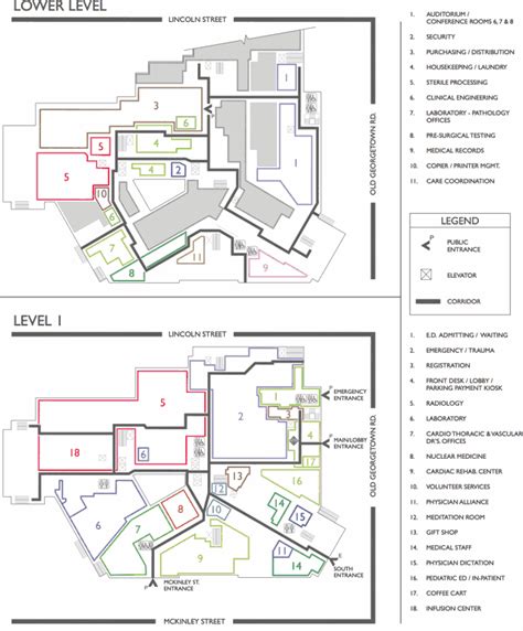 Campus Map | Suburban Hospital, Bethesda, Md