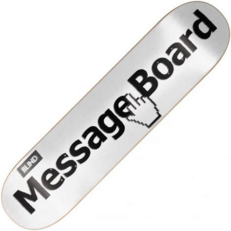 Blind Skateboards Blind Message Board Skateboard Deck 8.25 ...