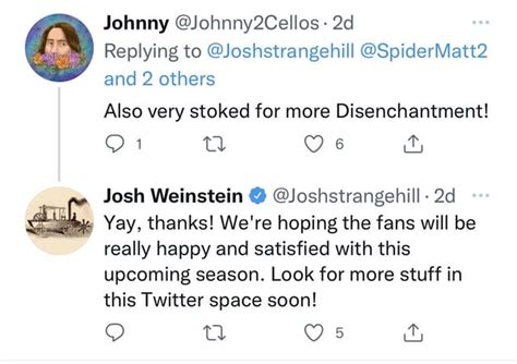 Showrunner Josh Weinstein confirms Part 5! : r/disenchantment