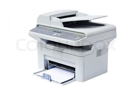 Fax, Scanner, Printer machine into all in one office equipment | Stock ...