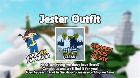 GPO Jester's Outfit Grand Piece Online - Etsy