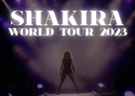 Shakira is expected to announce her world tour very soon