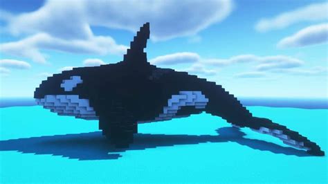 Orca Whale - Minecraft Block-By-Block Tutorial - (Rina the Orca ...