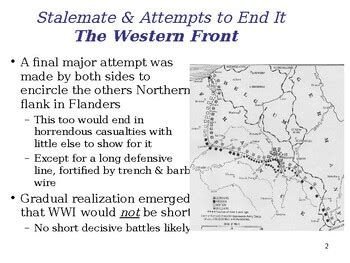 WWI: Attempt to end the Stalemate, 1914-16 by Strategic Study Skills