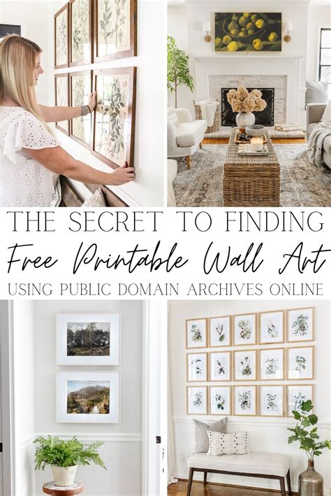 The Secret to Find Free Printable Wall Art Online - Bless'er House