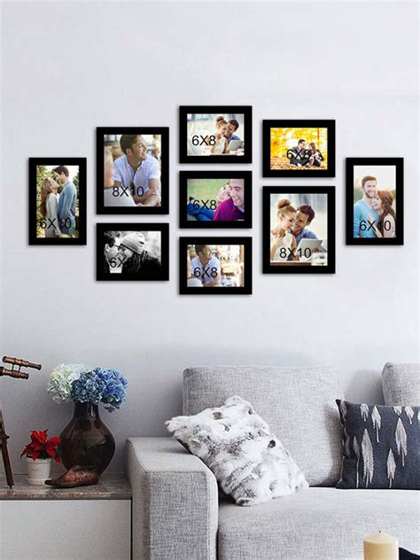 Myntra - Art Street Set of 9 Black Wall Photo Frames - Suggested Products