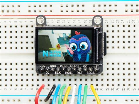 1.14" 240x135 Color TFT Display + MicroSD Card Breakout - ST7789 - Electronics-Lab.com