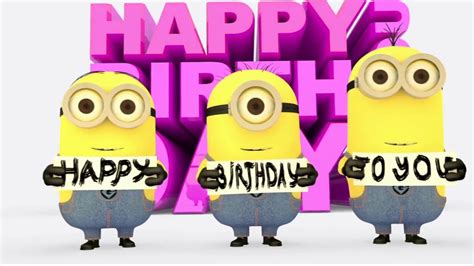 Minions Happy Birthday Song - YouTube