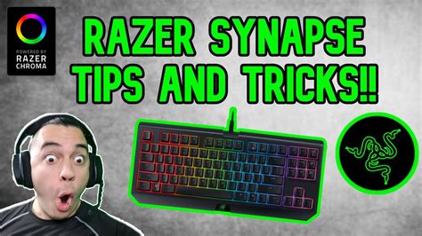 How To Use RAZER SYNAPSE Chroma RGB Keyboard Mouse SETUP and SETTINGS! - YouTube