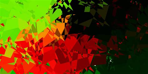 Dark green red vector pattern with abstract shapes 2721042 Vector Art at Vecteezy