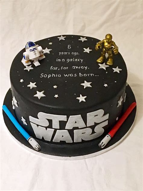 star wars birthday cake in 2022 | Star wars birthday cake, Star wars ...