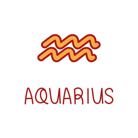 aquarius symbol illustration 3838183 Vector Art at Vecteezy