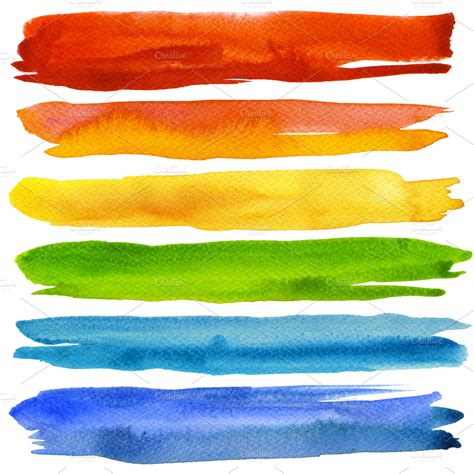 watercolor brush strokes | High-Quality Abstract Stock Photos ~ Creative Market