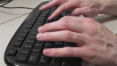 Fingers typing on keyboard FREE STOCK FOOTAGE - YouTube