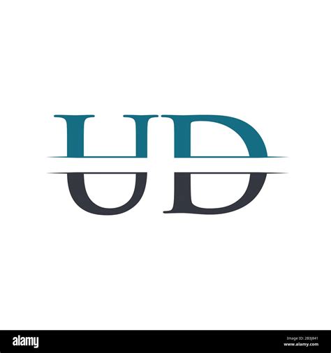 Initial Letter UD Logo Design Vector Template. UD Letter Logo Design ...