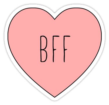 'I Love My BFF Best Friend Heart' Sticker by thepinecones | Hydroflask stickers, Tumblr stickers ...