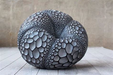 Contemporary Black Marble Sculpture