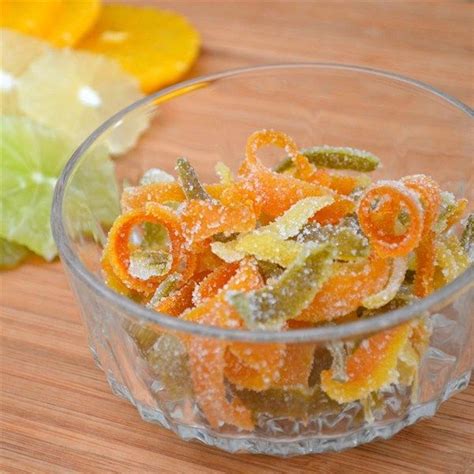 Sweet Candied Orange and Lemon Peel | Recipe | Lemon peel recipes, Orange and lemon peels ...