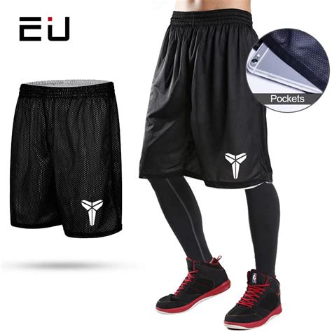 EU Reversible Basketball Shorts with Pockets Quick Dry Breathable ...