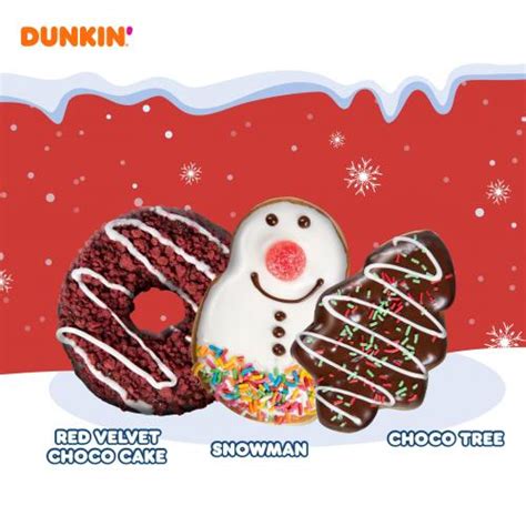 23 Nov 2022 Onward: Dunkin' Christmas Red Velvet Choco Cake Donut Promo ...