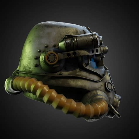 Fallout 4 T-45 Power Armor Helmet for Cosplay 3D model 3D printable ...