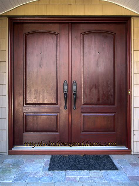 Wooden Double Doors Exterior: Aesthetic And Durable