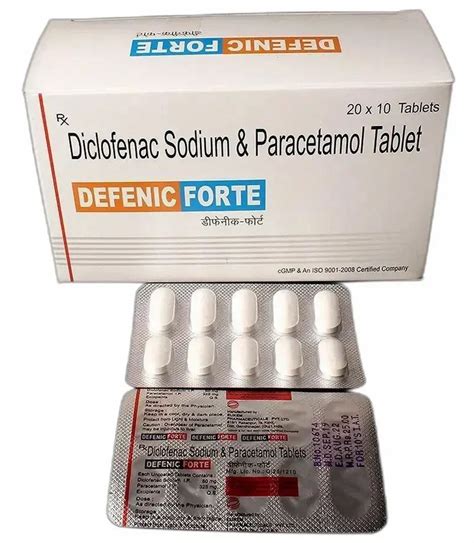 Diclofenac Sodium Paracetamol Tablet at Rs 300/box | Diclofenac Sodium 50 mg in Bengaluru | ID ...