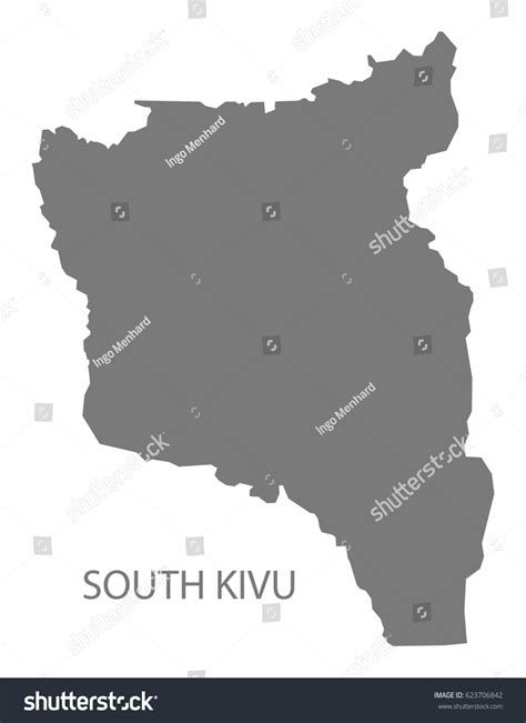 South Kivu province map Congo Democratic - Royalty Free Stock Vector ...