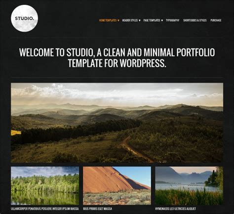 23+ Best Minimalist WordPress Themes & Templates | Design Trends ...