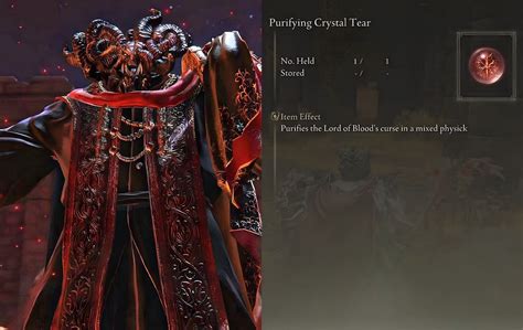 How to obtain the Purifying Crystal Tear that negates Lord of Blood’s Curse in Elden Ring