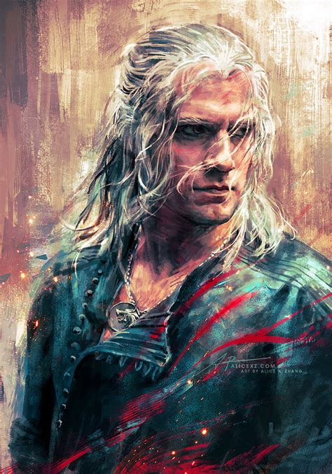 Geralt of Rivia Drawing Wallpaper, HD TV Series 4K Wallpapers, Images and Background ...