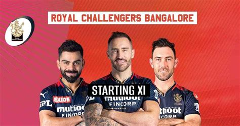 IPL 2023: Royal Challengers Bangalore Playing XI | RCB Squad IPL 2023 | RCB Team 2023 Player List